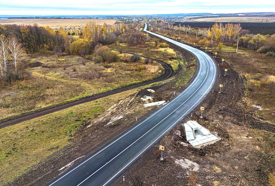 В Самарской области капитально отремонтировали дорогу, ведущую к детскому оздоровительному центру